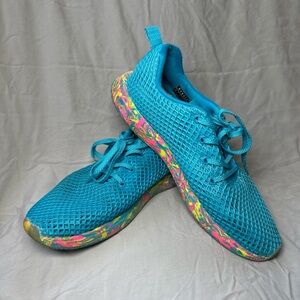 NOBULL Unisex Neon Swirl Sole Mesh Overlay Sneaker Crossfit 12 Men 13.5 Women